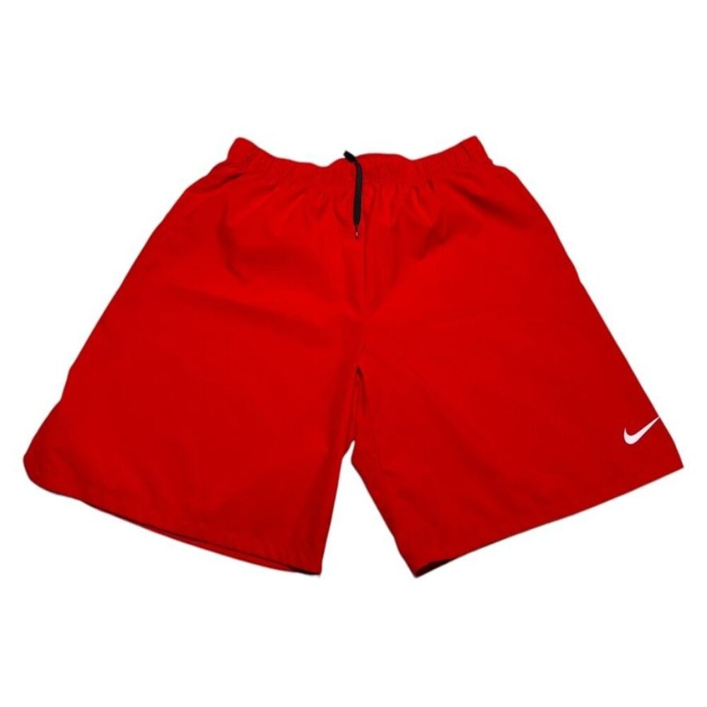 Nike Red Athletic Shorts Size Large